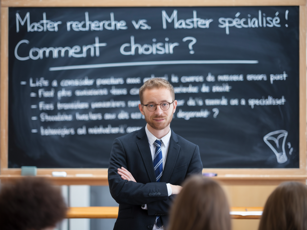 Comment choisir entre master recherche et mastère spécialisé selon votre profil et vos objectifs pro